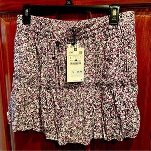 Zara floral skirt